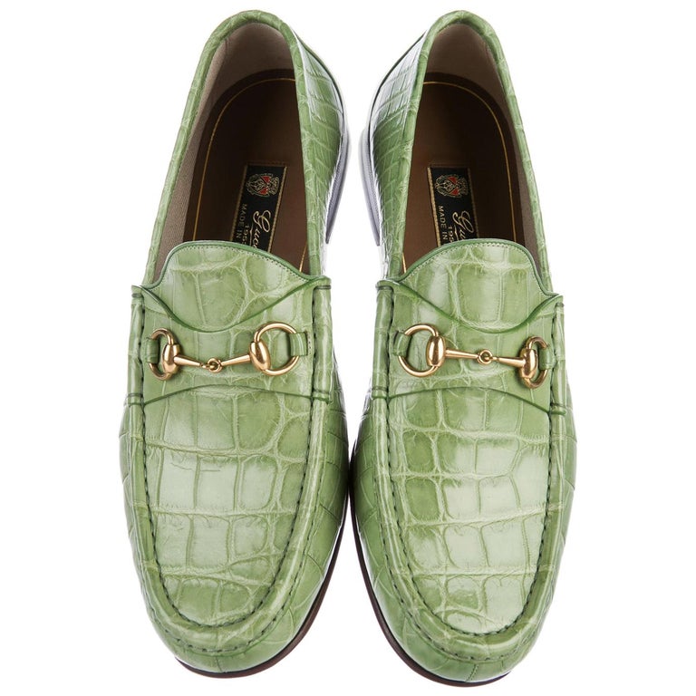 New Gucci Men's Horsebit Crocodile Countryside Loafers 60th ANNIVERSARY Tag  For Sale at 1stDibs | gucci 1953 crocodile loafers, gucci crocodile  loafers, gucci crocs