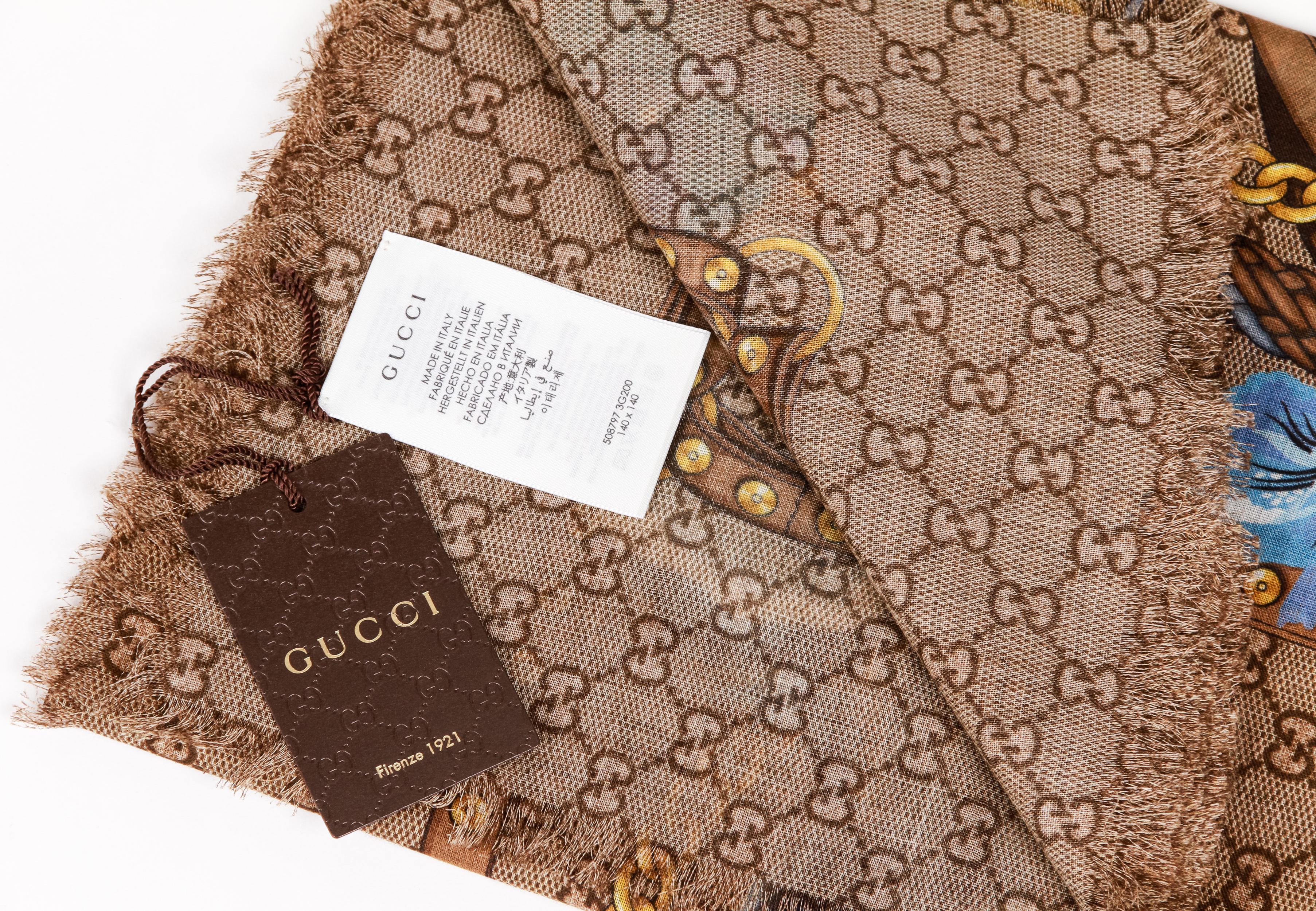 gucci tiger shawl