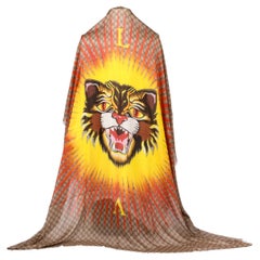 Neuer roter Tiger-Schal von Gucci mit Monogramm