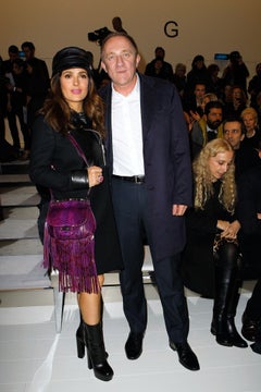 New Gucci Nouveau Python Fringe Bamboo Runway Bag in Plum $3100