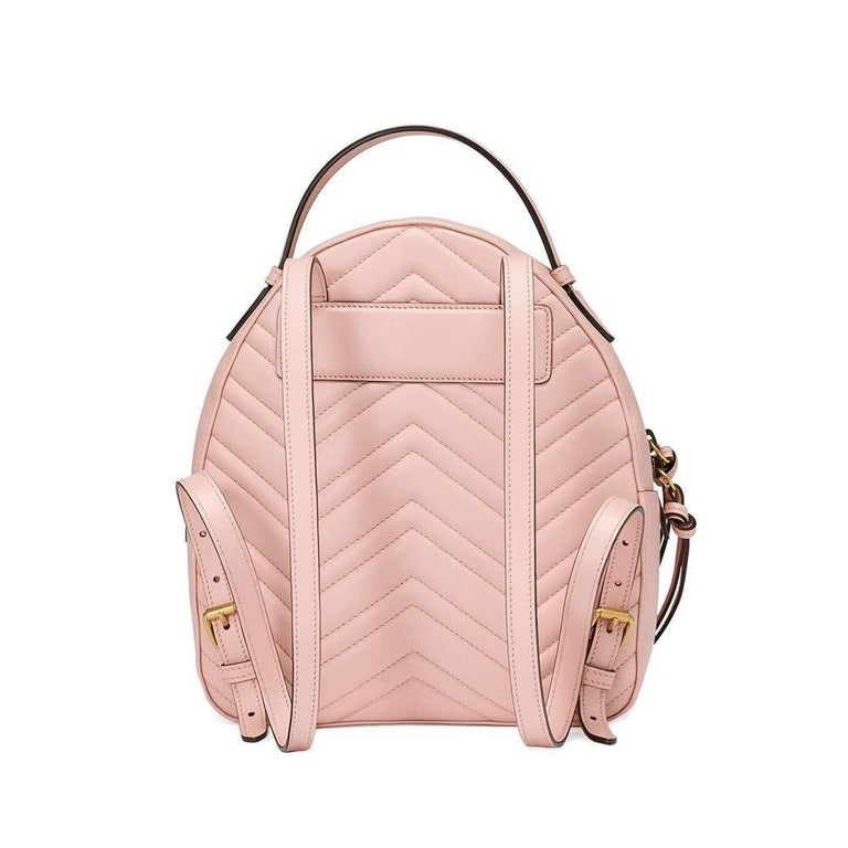 gucci marmont pink backpack
