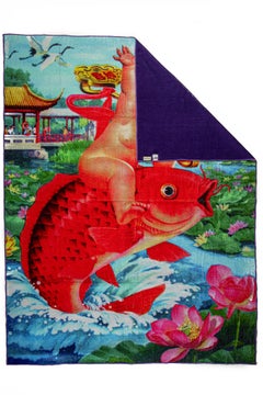 New Gucci Pond Fish Beach Cotton Towel