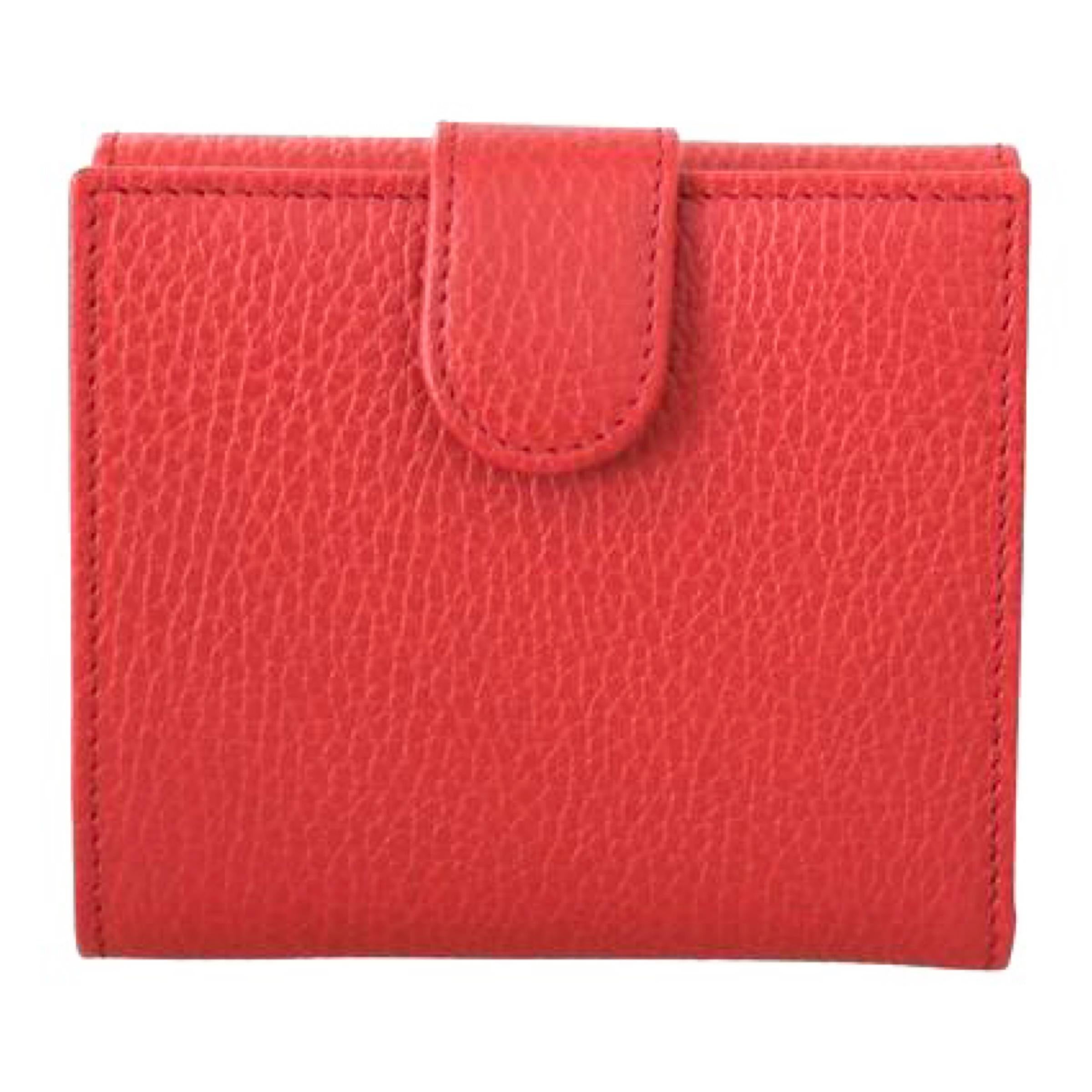 Women's or Men's NEW Gucci Red Interlocking G Leather Bifold Wallet Card Case For Sale