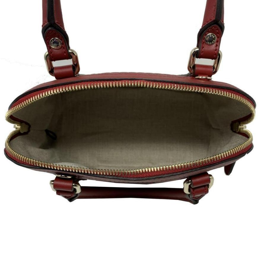 NEW Gucci Red Mini Convertible Micro GG Guccissima Dome Satchel Shoulder Bag For Sale 5