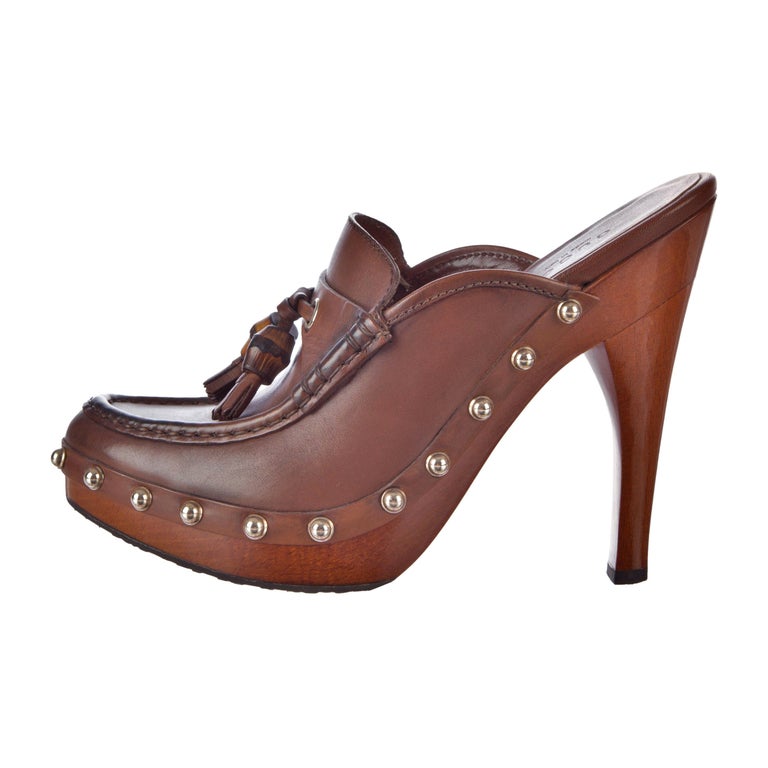 gucci tassel heels