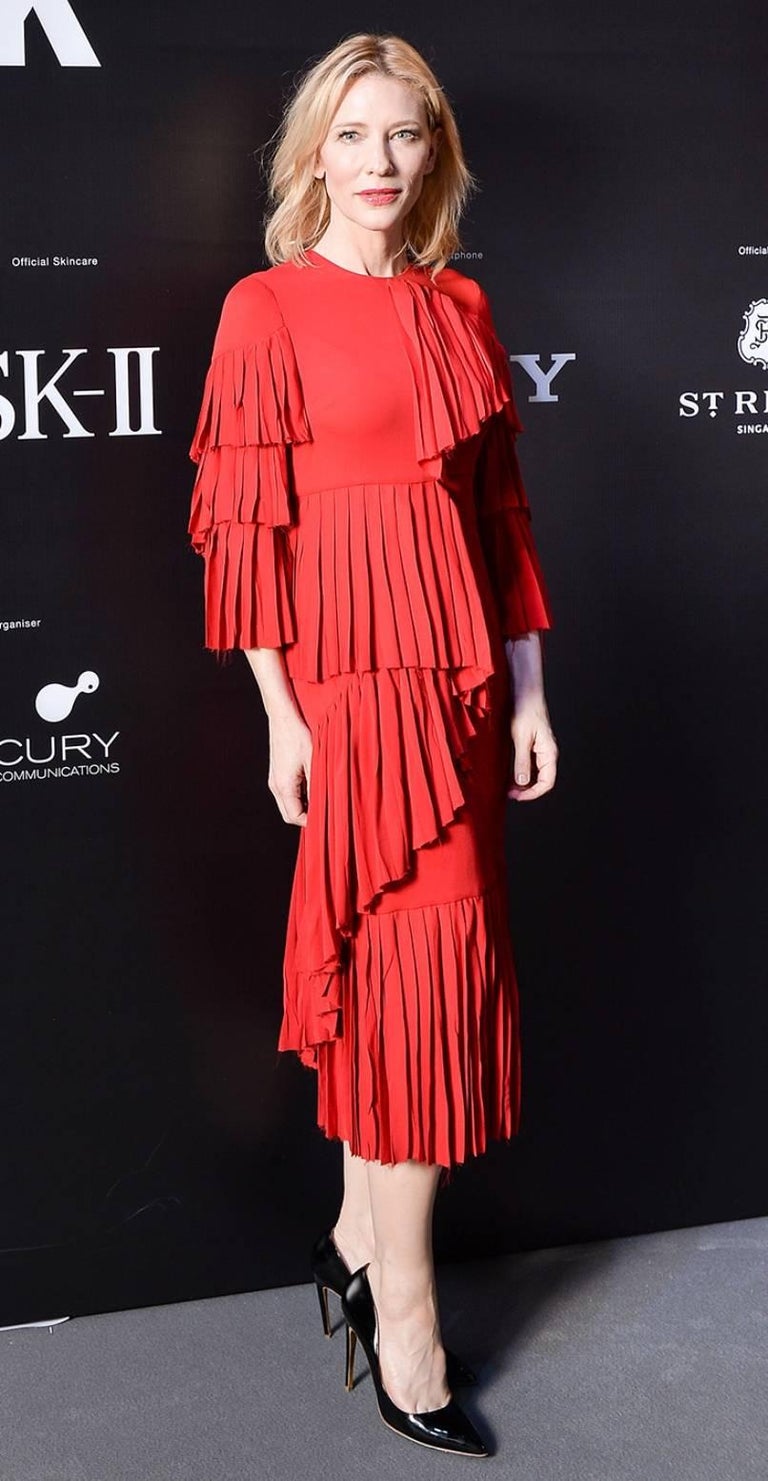 Pixie Market Makes a $139 Version of Gucci's Red Ruffled Dress