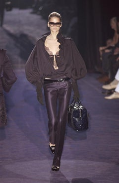 Nuovo Gucci Runway Suede Brocade Buckle Heels Sz 36.5