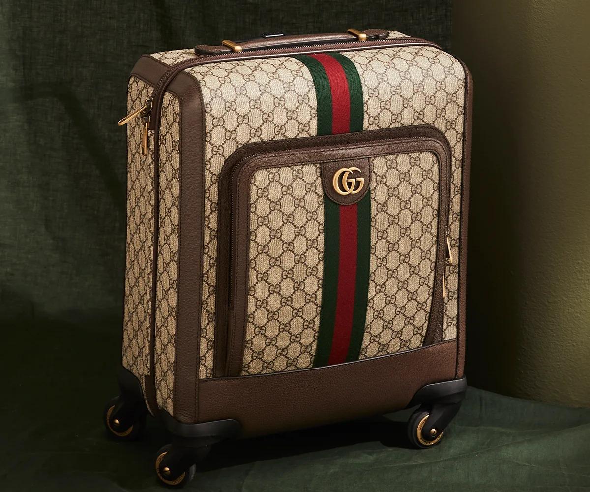 $3550 New Gucci Savoy medium cabin plus trolley Suitcase 5