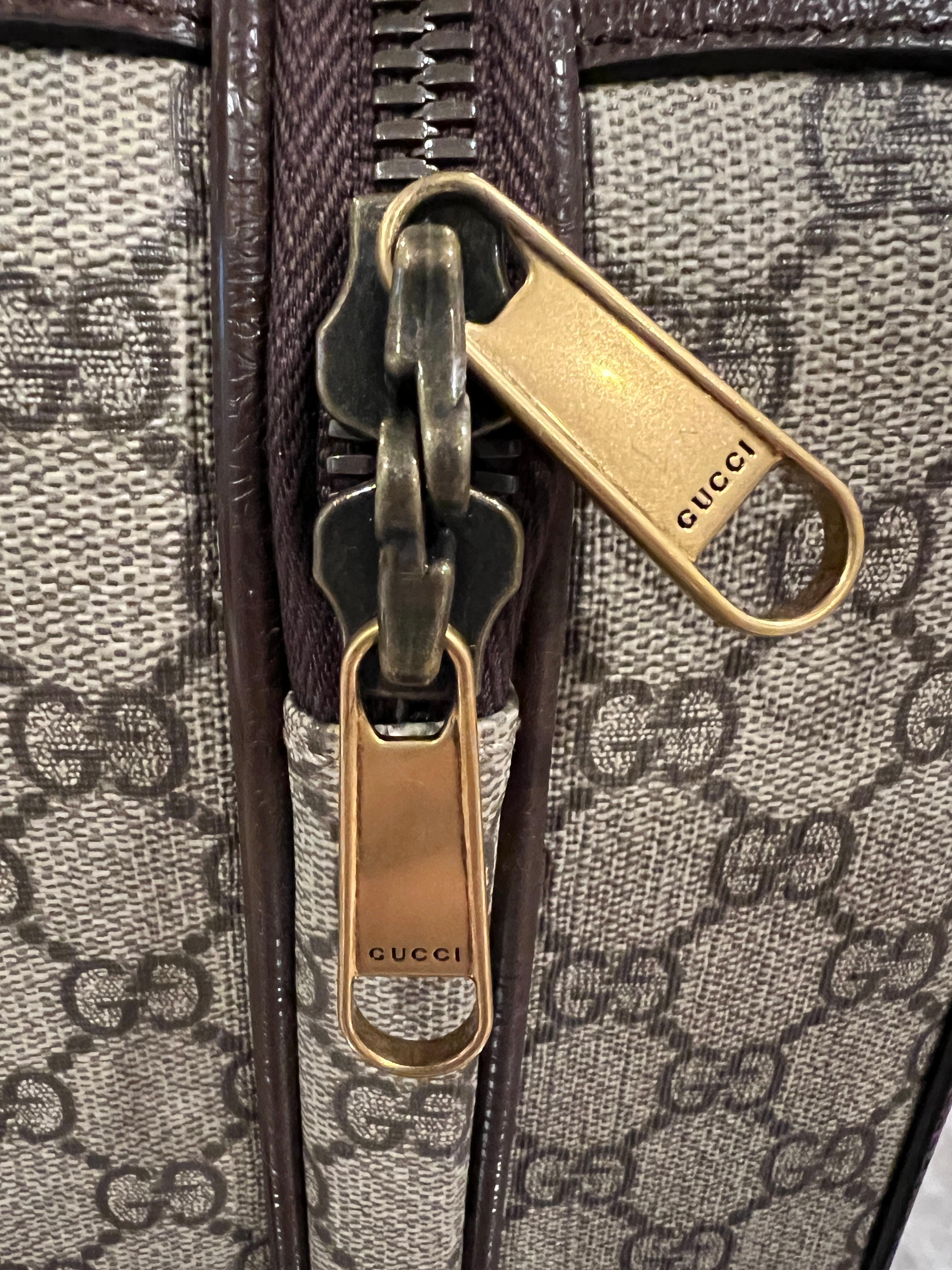 $3550 New Gucci Savoy medium cabin plus trolley Suitcase 6