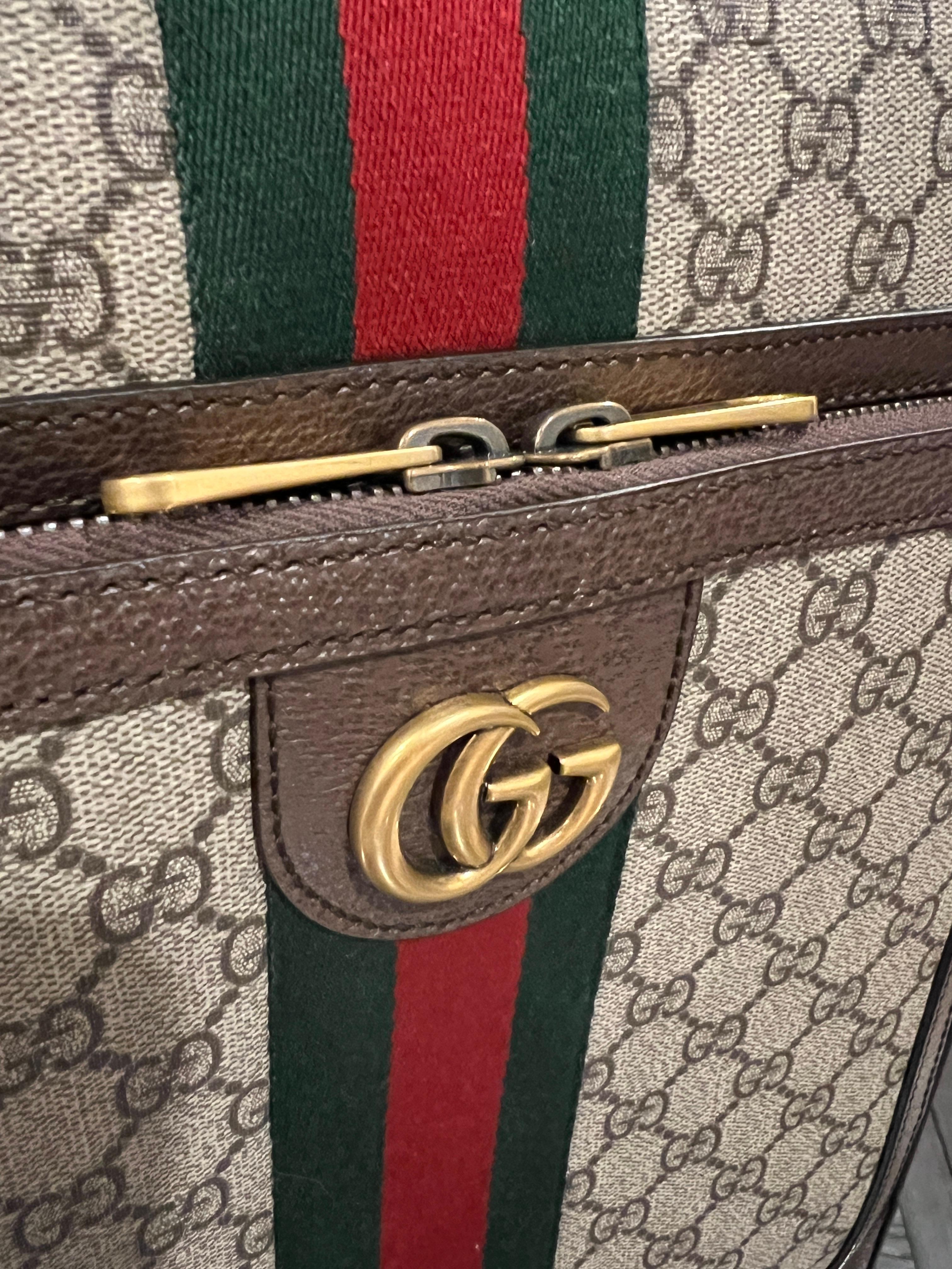 $3550 New Gucci Savoy medium cabin plus trolley Suitcase 7
