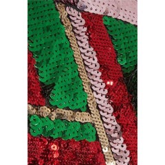 New GUCCI Sequinned Tulle Midi Skirt IT38 US 2-4