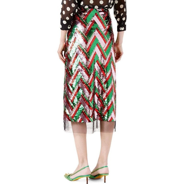 gucci tulle skirt