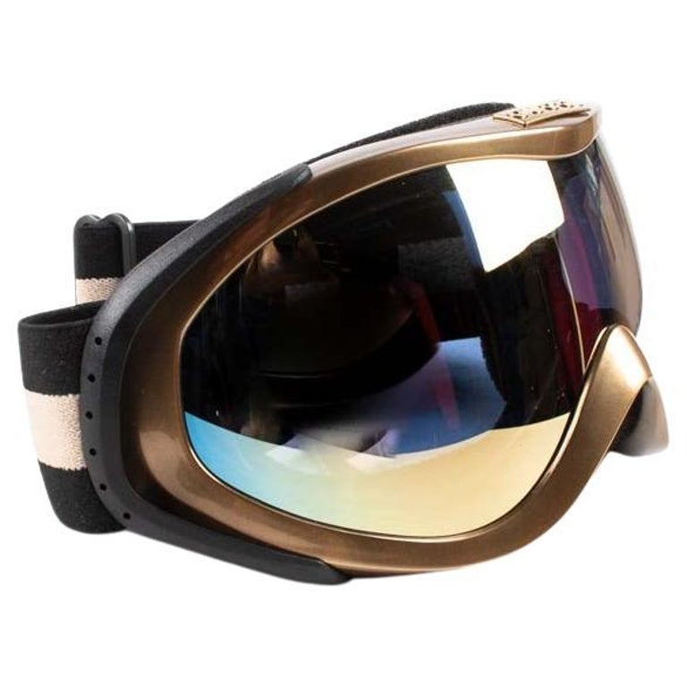 New Gucci Ski Golden Goggles Men Glasses One size S112 at 1stDibs