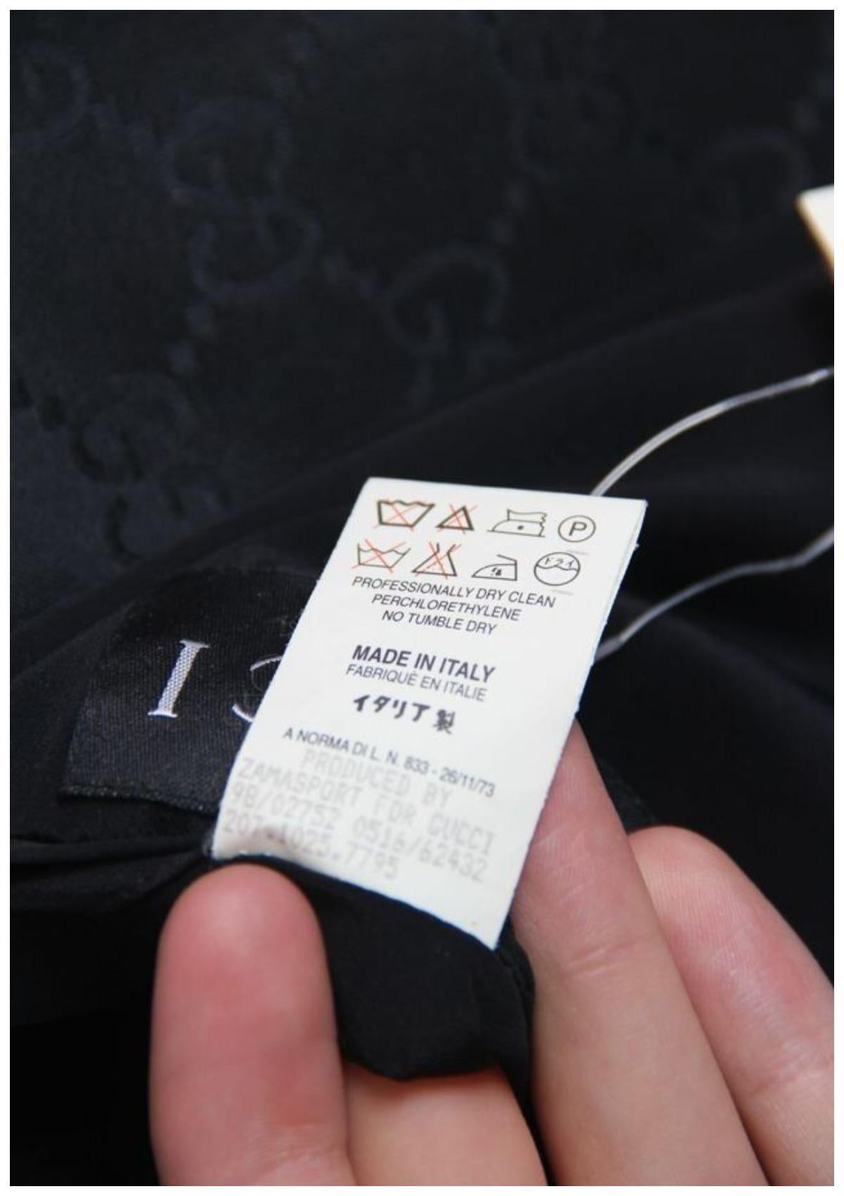SS 1998 NEW Gucci Spring Runway  Veste monogramme en vente 8