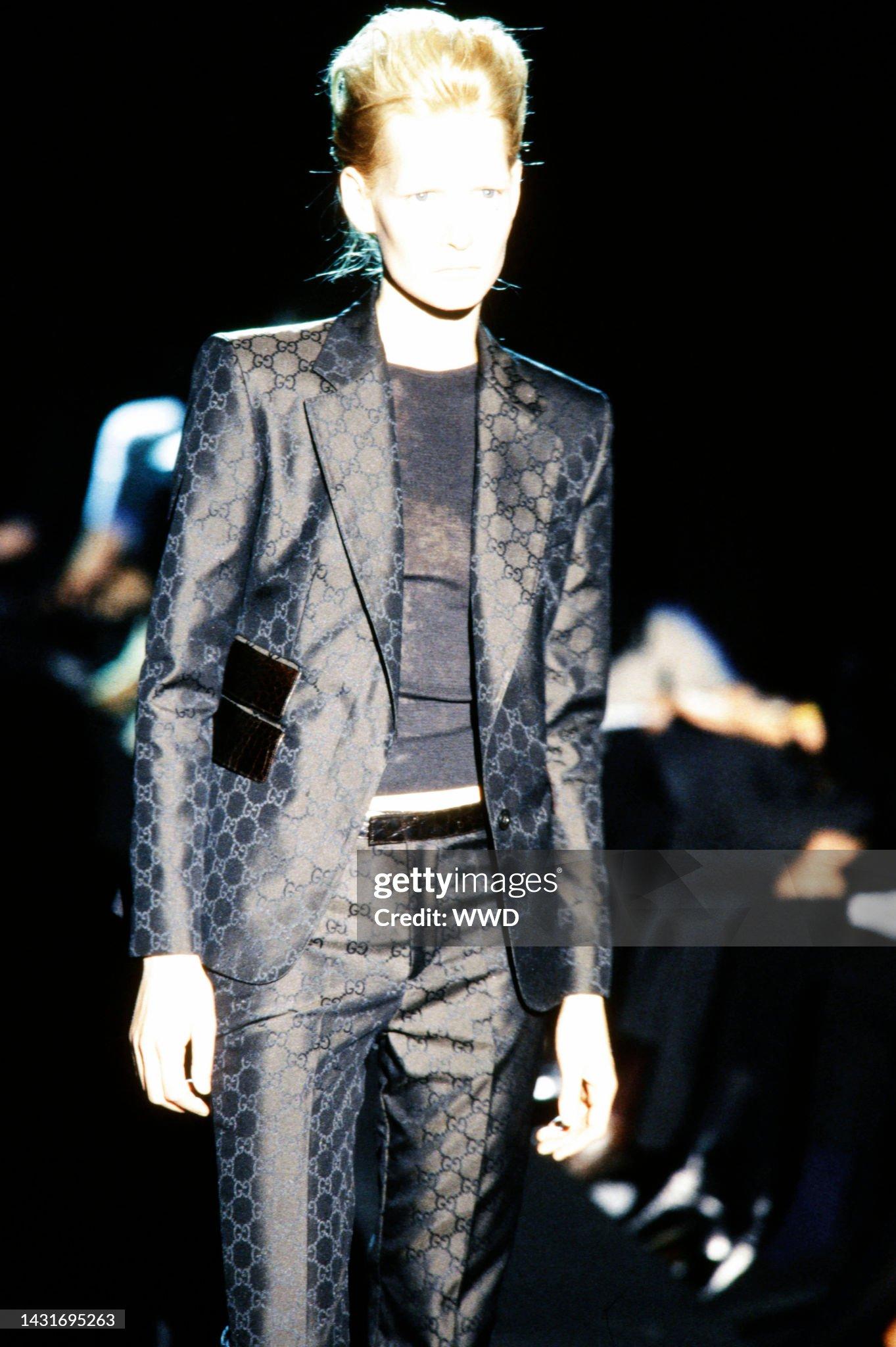 SS 1998 NEW Gucci Spring Runway  Veste monogramme en vente 3