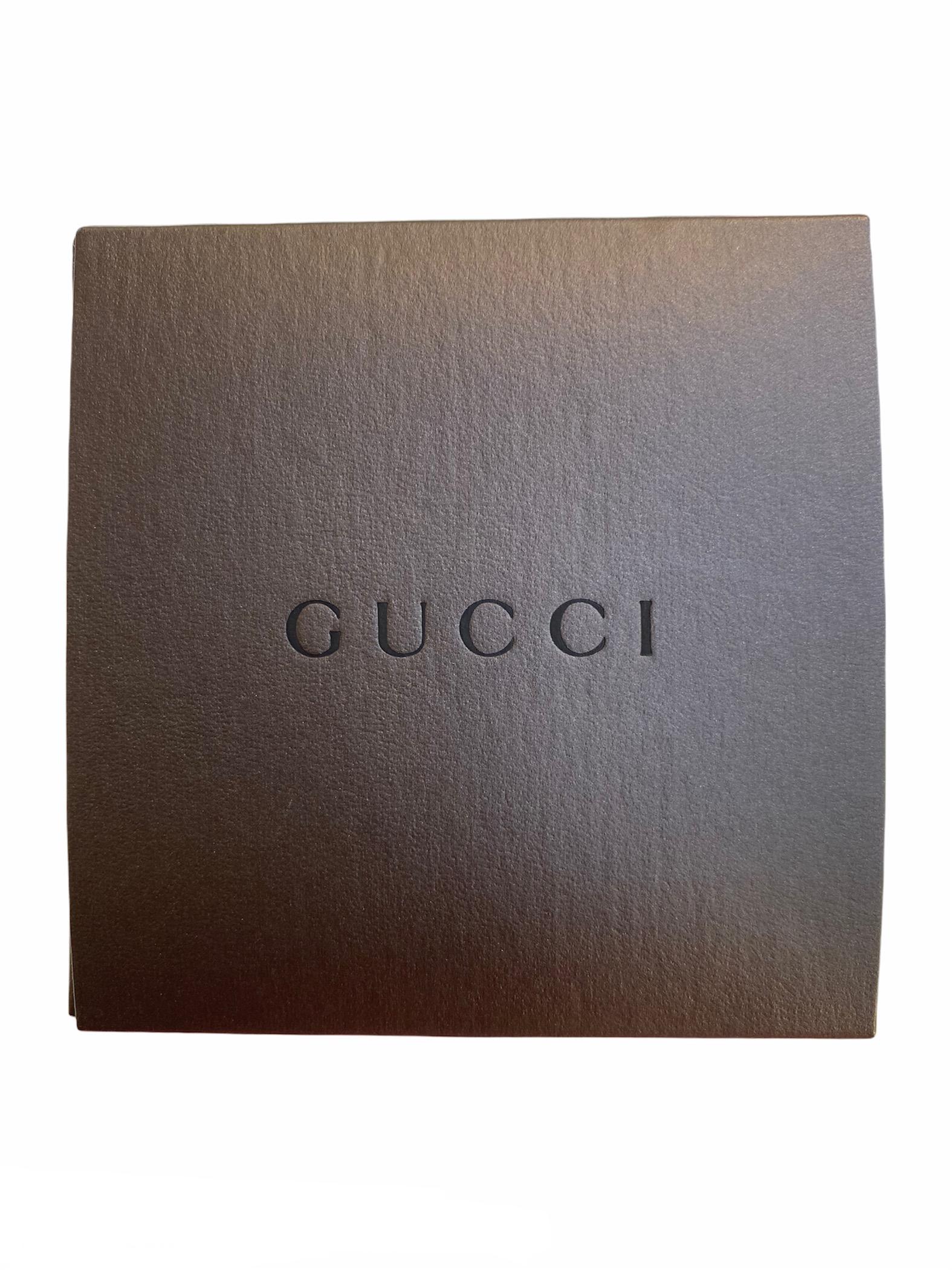 Contemporary New GUCCI Stainless Steel Ladies Watch Gold Colour White Dial with Box