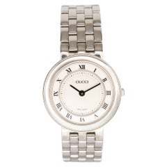 Vintage New Gucci Stainless Steel Quartz Lady Watch
