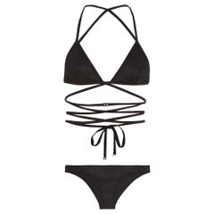 Nouveau Gucci Tie Me Up Wrap-Around Mesh Bikini Tom Ford Recreation de 2000 taille M