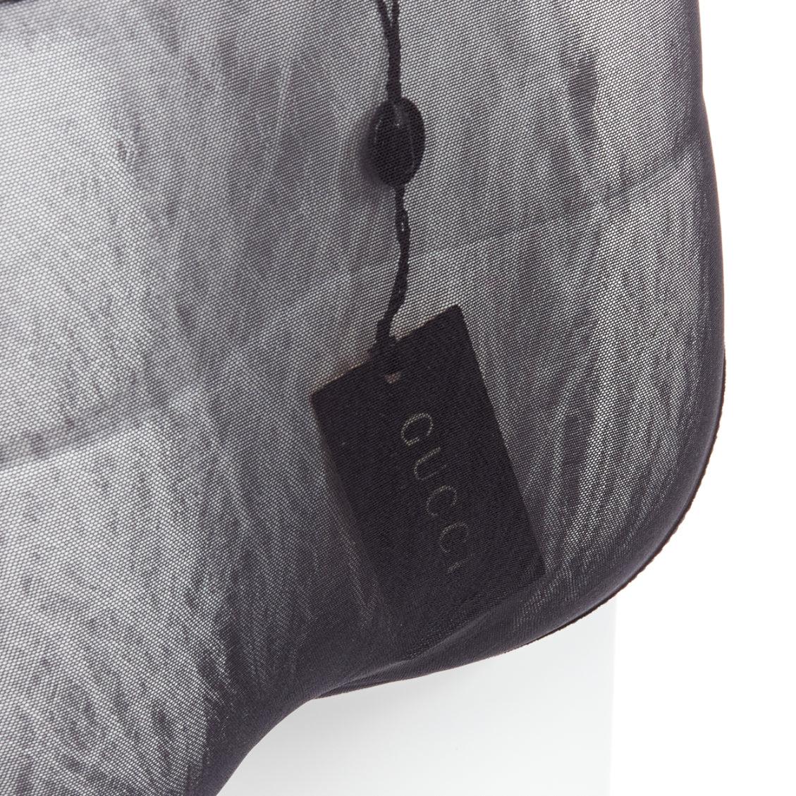 new GUCCI Tom Ford Vintage crystal G logo sheer bottom underwear S For Sale 4