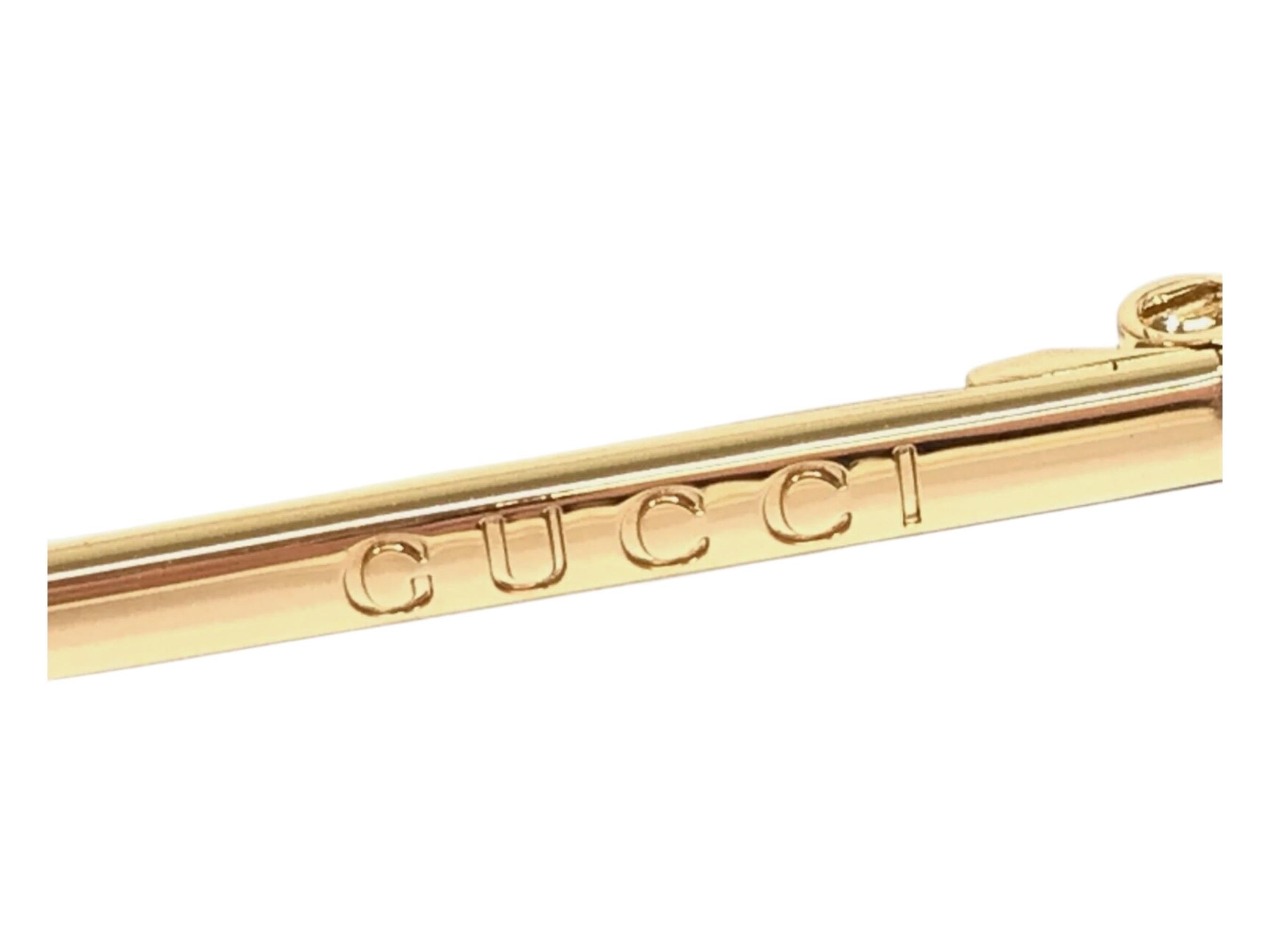 NUOVO Occhiali da sole Gucci Unisex Logo Star Rivet Mask con custodia in velluto In condizioni Nuovo in vendita a Switzerland, CH