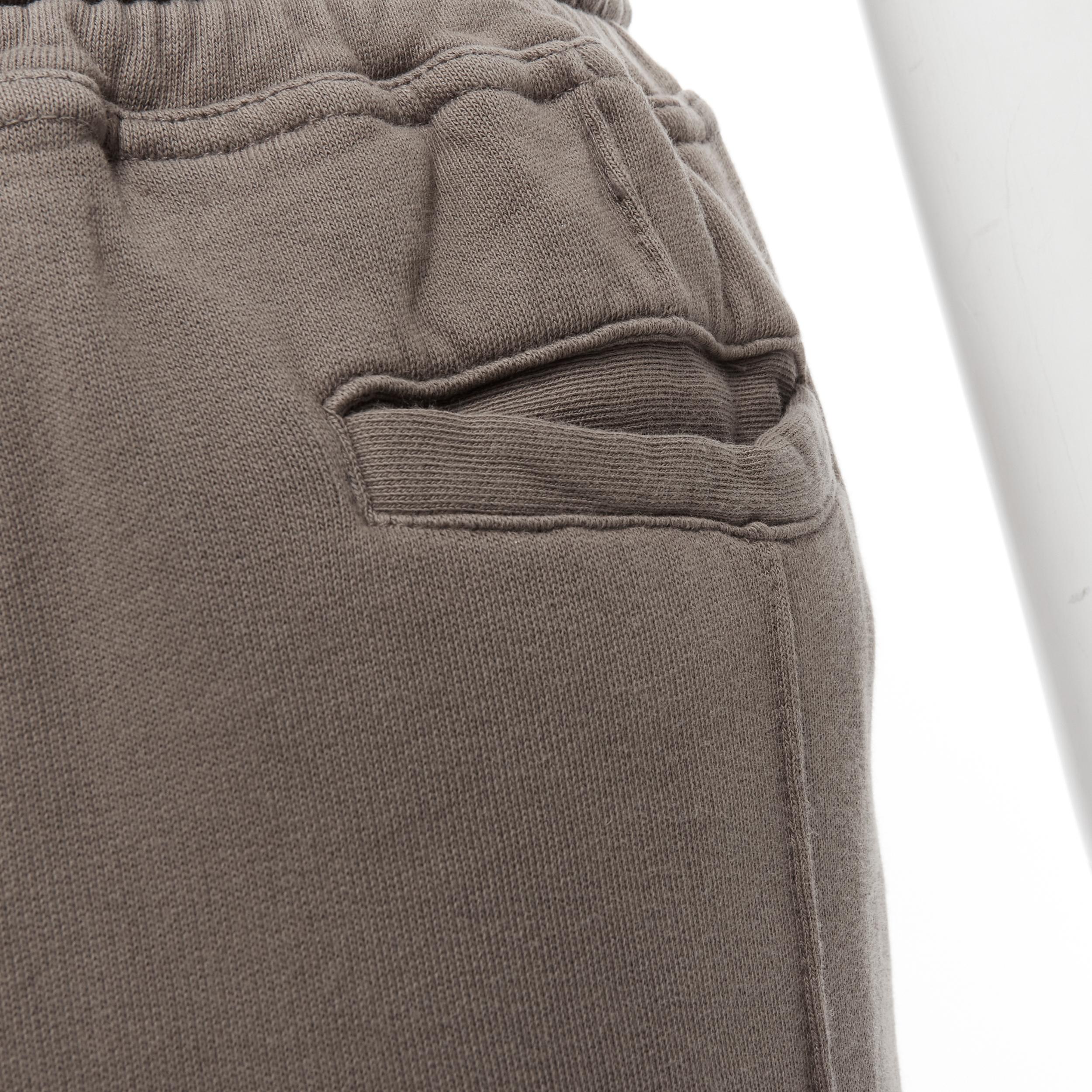 new HAIDER ACKERMNAN Perth grey cotton patchwork dual cuff jogger sweatpants XS 2
