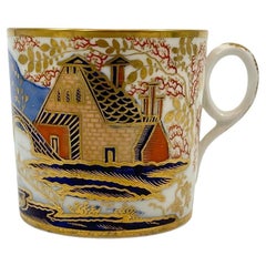 New Hall Porcelain ‘Imari’ Coffee Can, c. 1810
