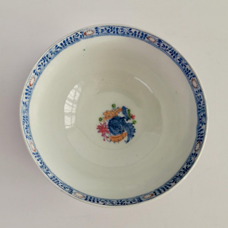 New Hall Porcelain Tea Service, Chinoiserie Flower Sprays, Georgian, circa 1795 For Sale 6