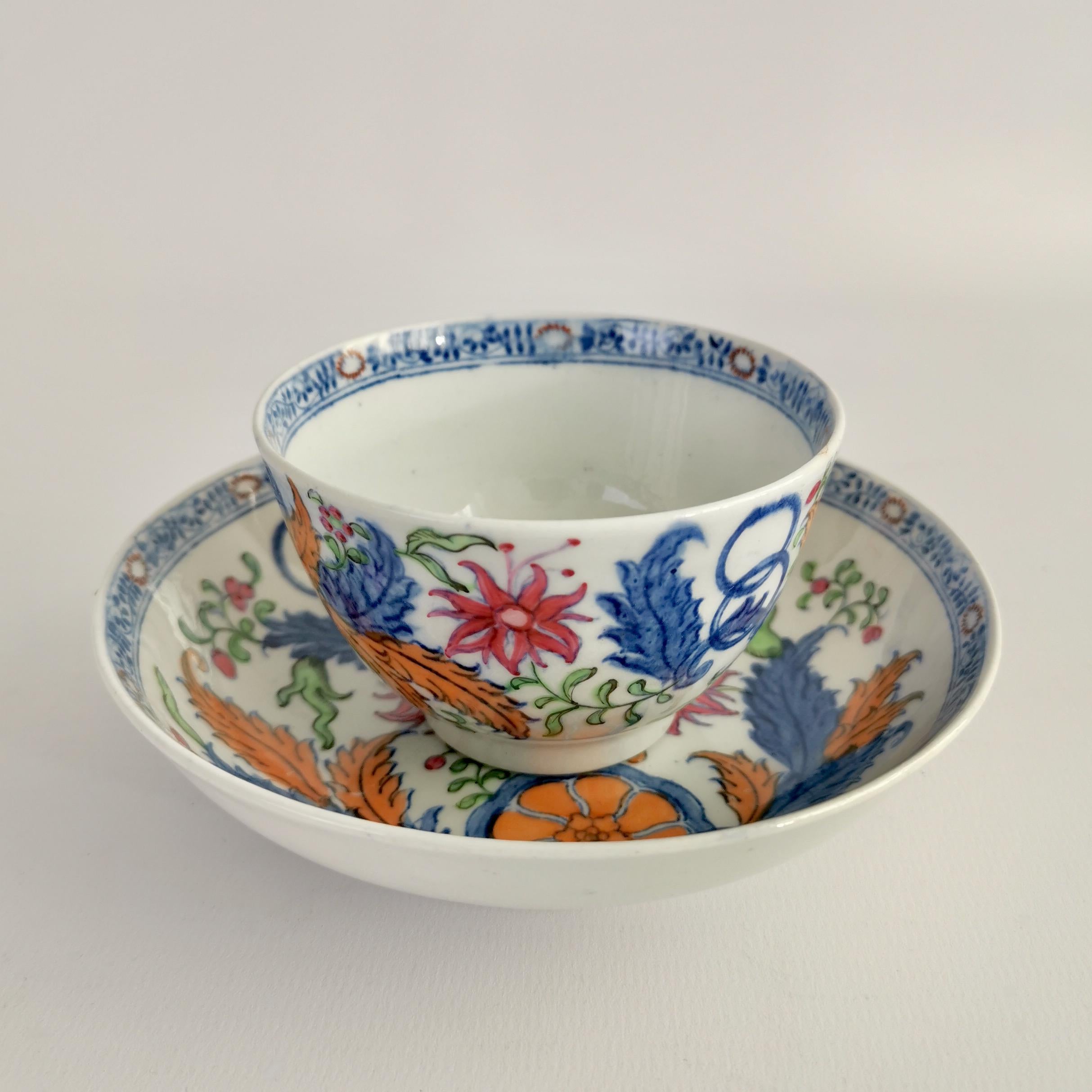 Service à thé en porcelaine de New Hall, gerbes de fleurs de chinoiserie, géorgien, vers 1795 en vente 6