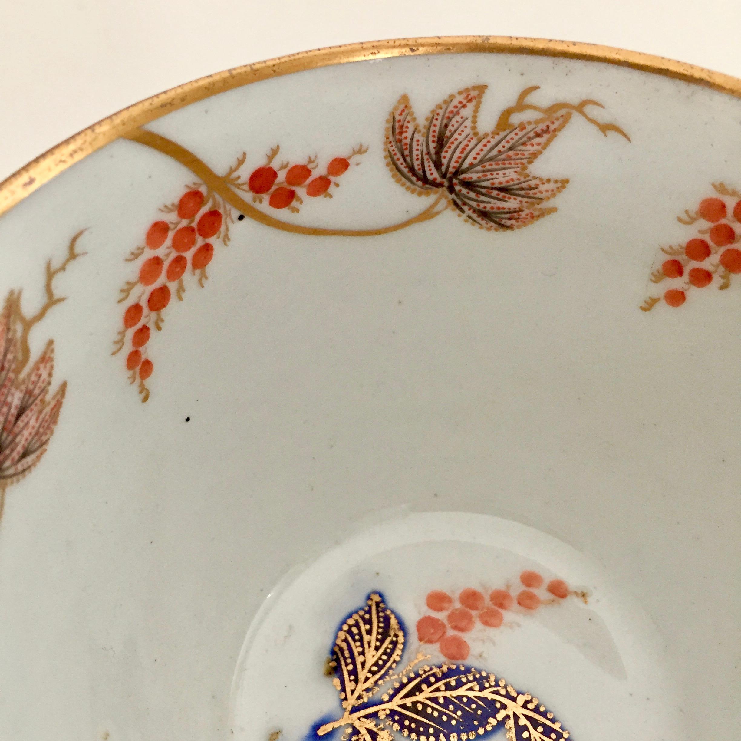 New Hall Porcelain Tea Service, Grey Imari Vine Patt. 446, Georgian, circa 1810 6