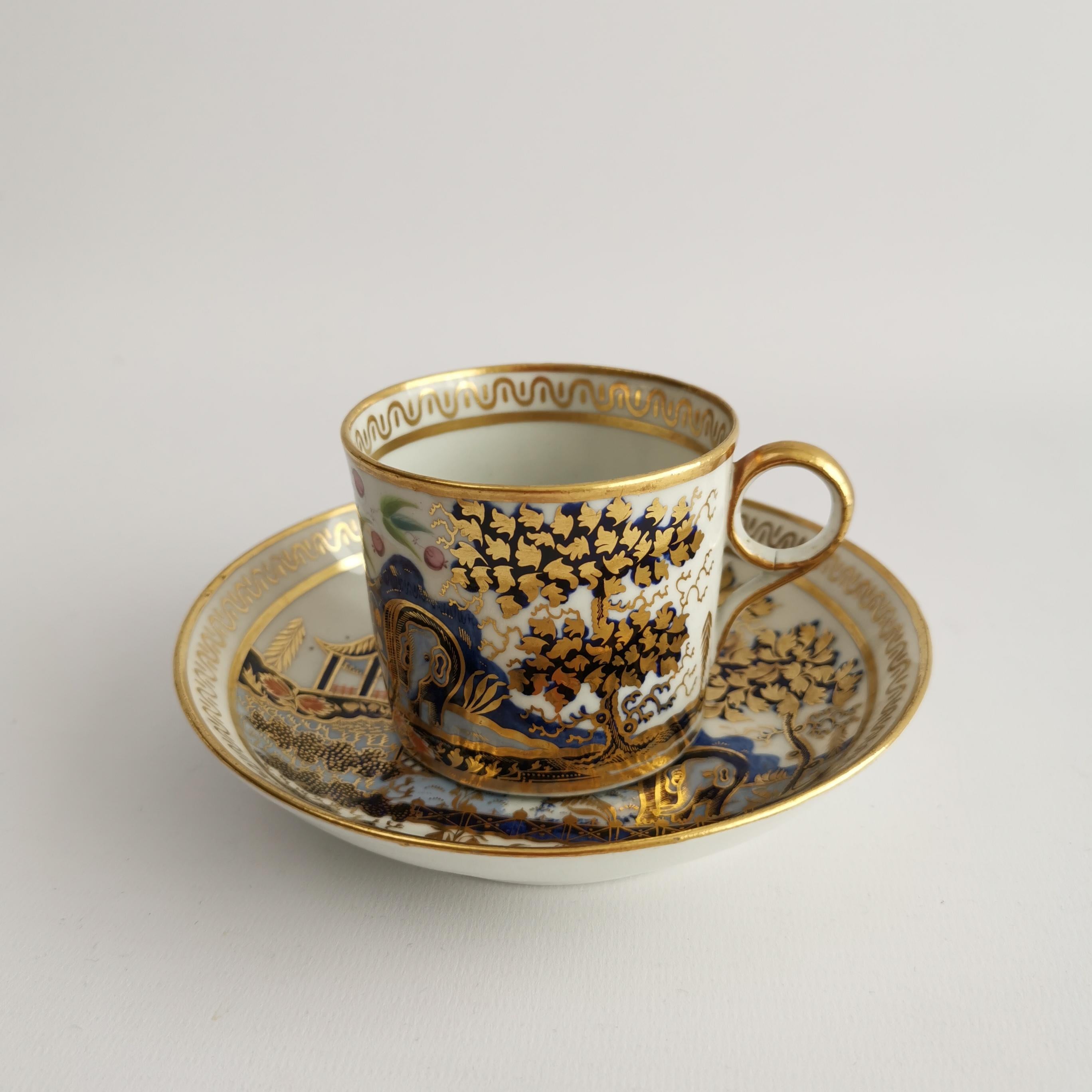 New Hall Tea Service for Six, Elephant Pattern 876, Regency ca 1810 For Sale 3