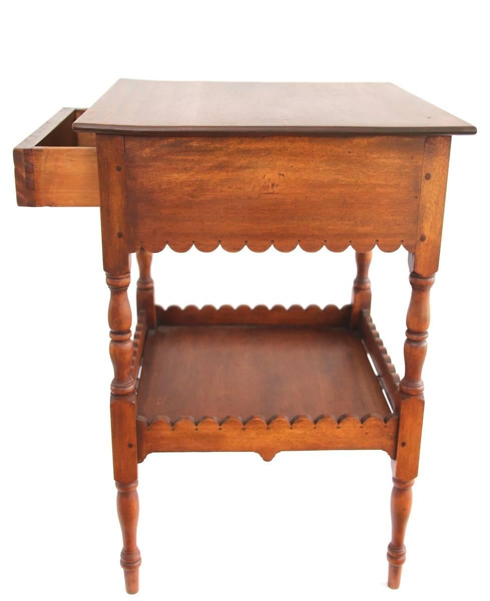 New Hampshire Federal Scalloped Birch Stand For Sale 1