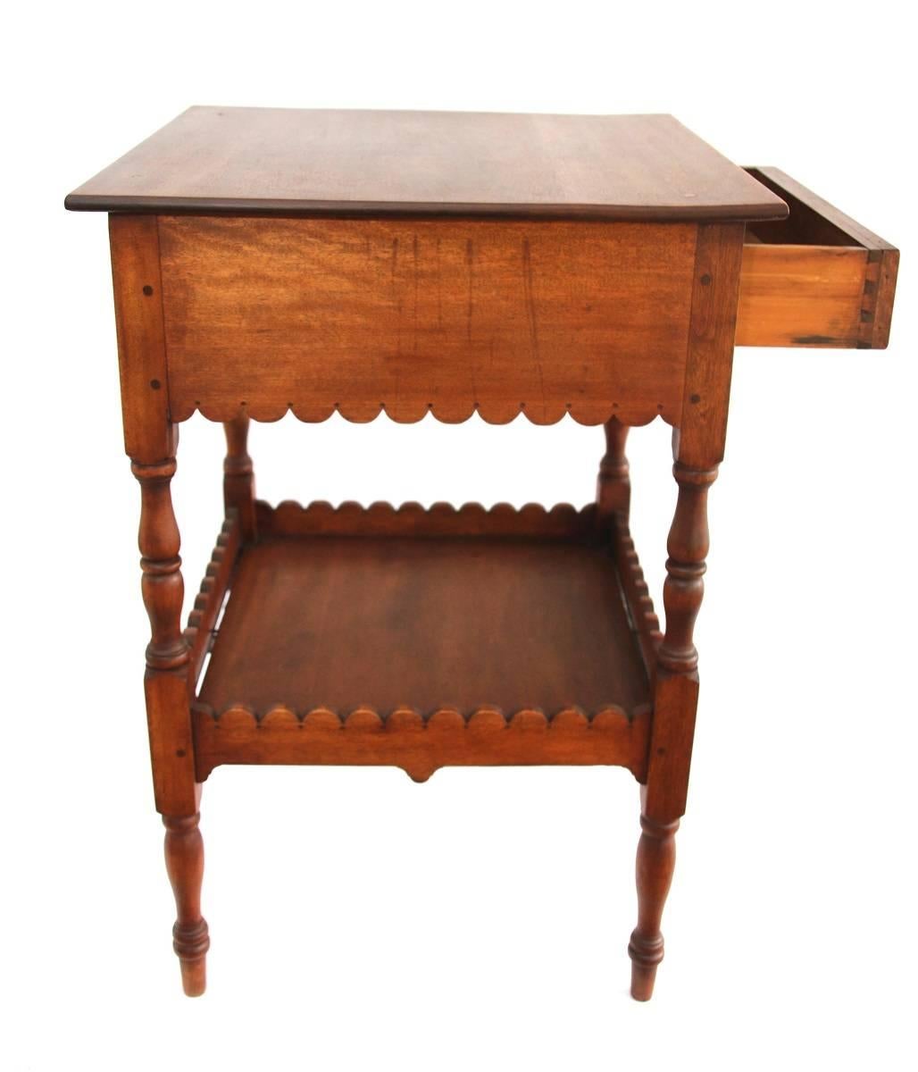 New Hampshire Federal Scalloped Birch Stand For Sale 2