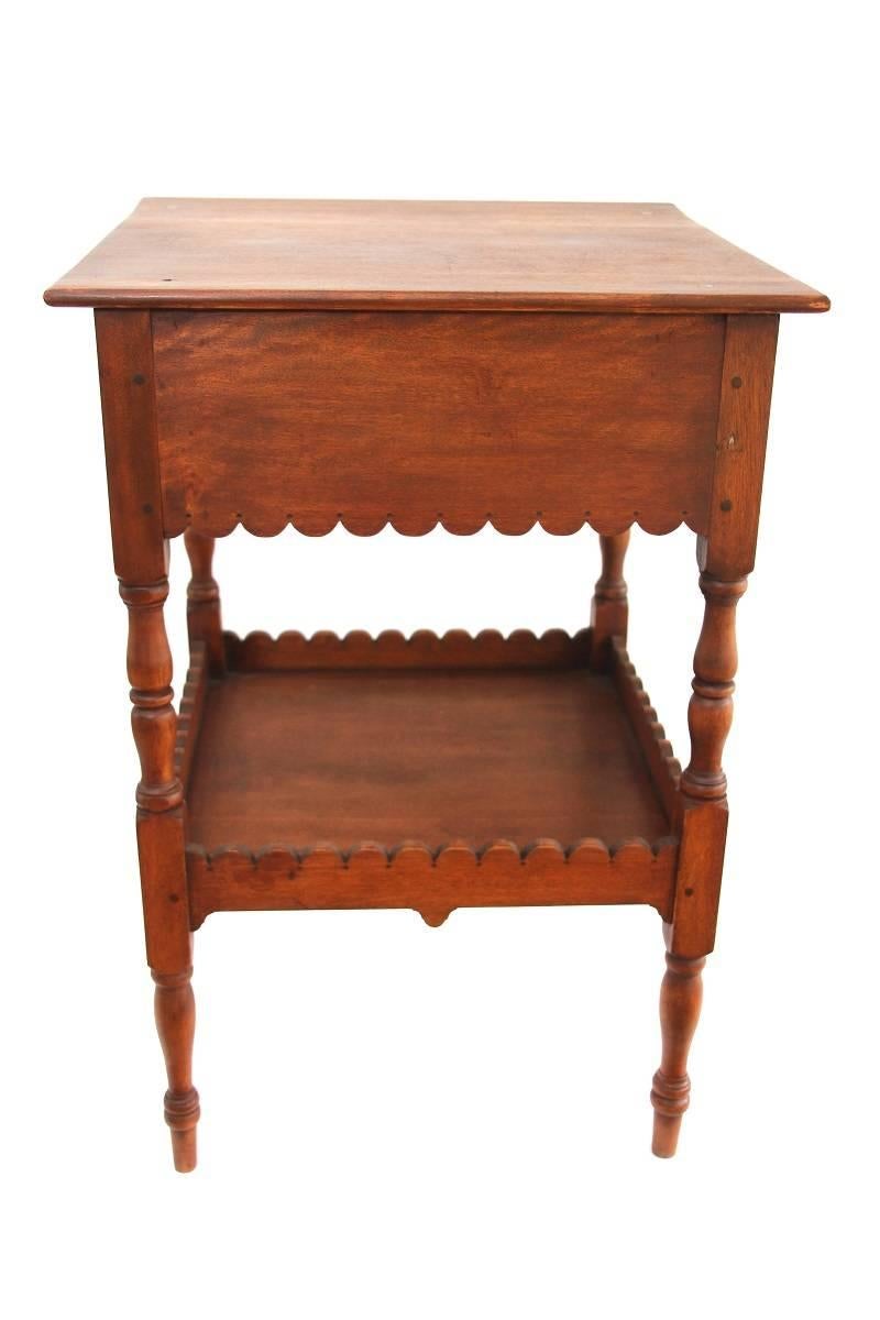 New Hampshire Federal Scalloped Birch Stand For Sale 3