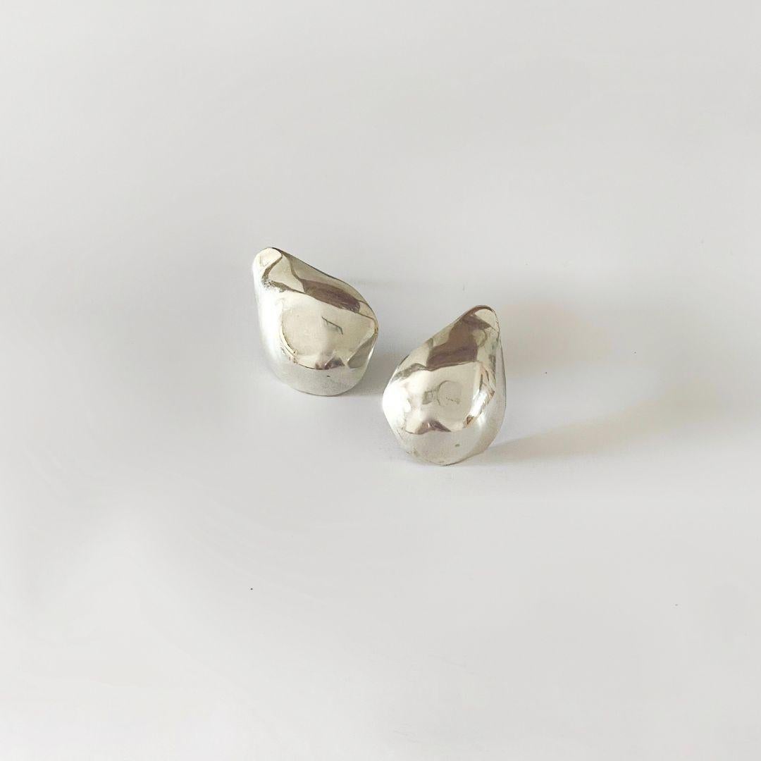 Dolores Ortega Cumbre Earrings in 925 Sterling Silver For Sale 3