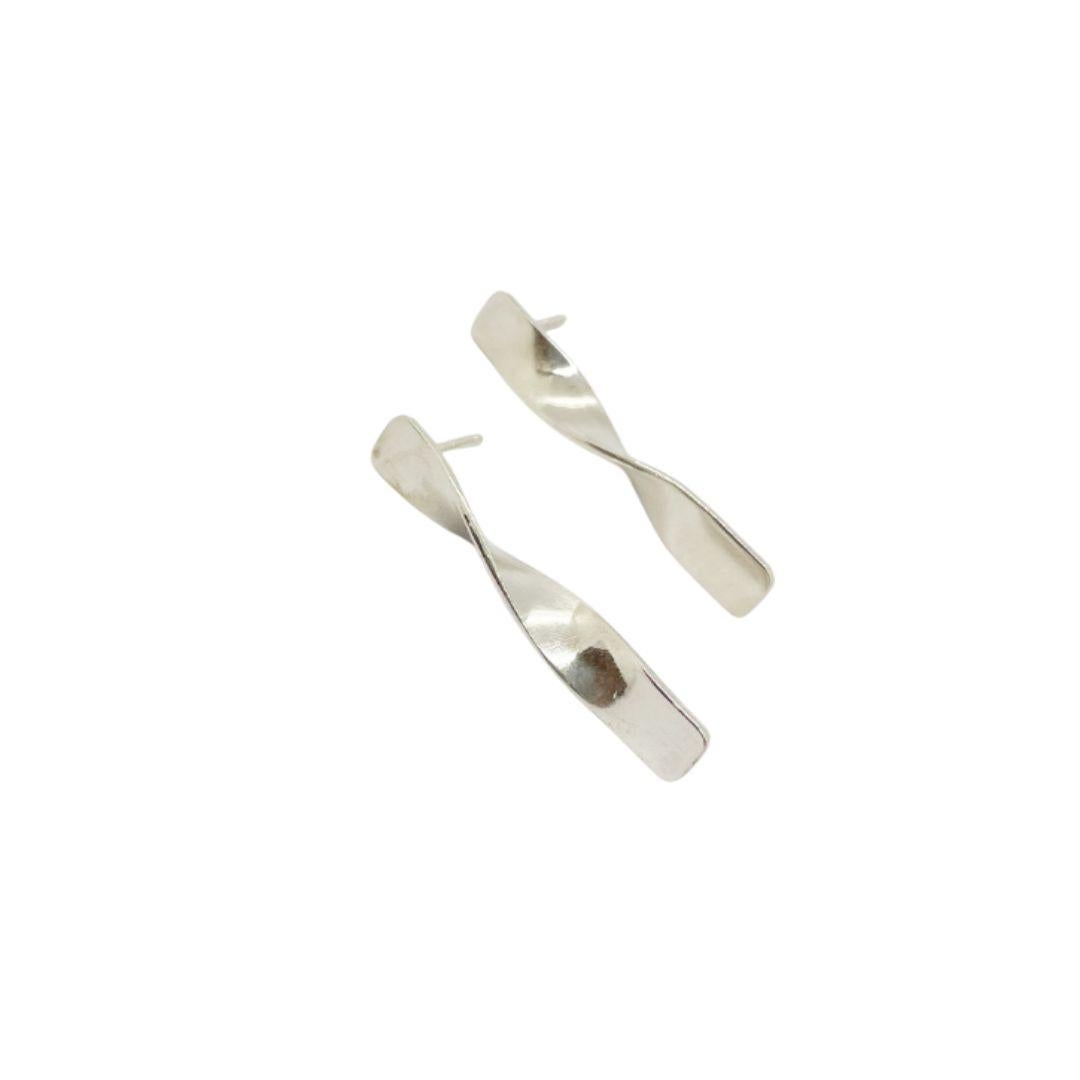Neu, handgefertigte Gen-Ohrringe aus Sterlingsilber – Dolores Ortega Jewelry Designerin 1