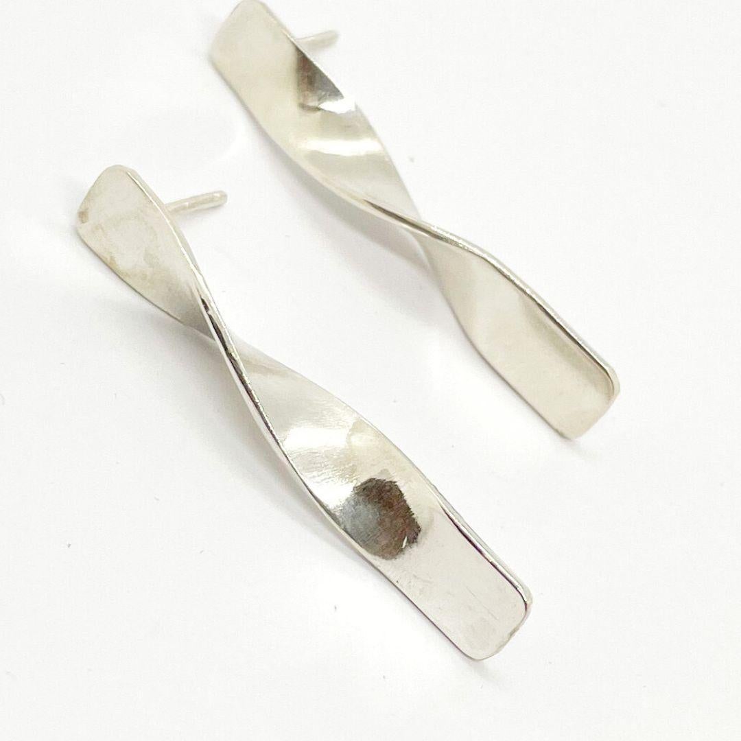 Neu, handgefertigte Gen-Ohrringe aus Sterlingsilber – Dolores Ortega Jewelry Designerin 3