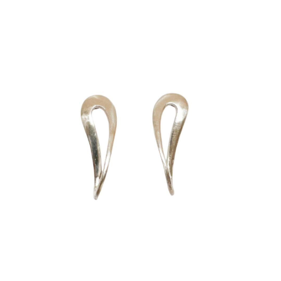 Dolores Ortega Gota Earrings in 925 Sterling Silver For Sale 2