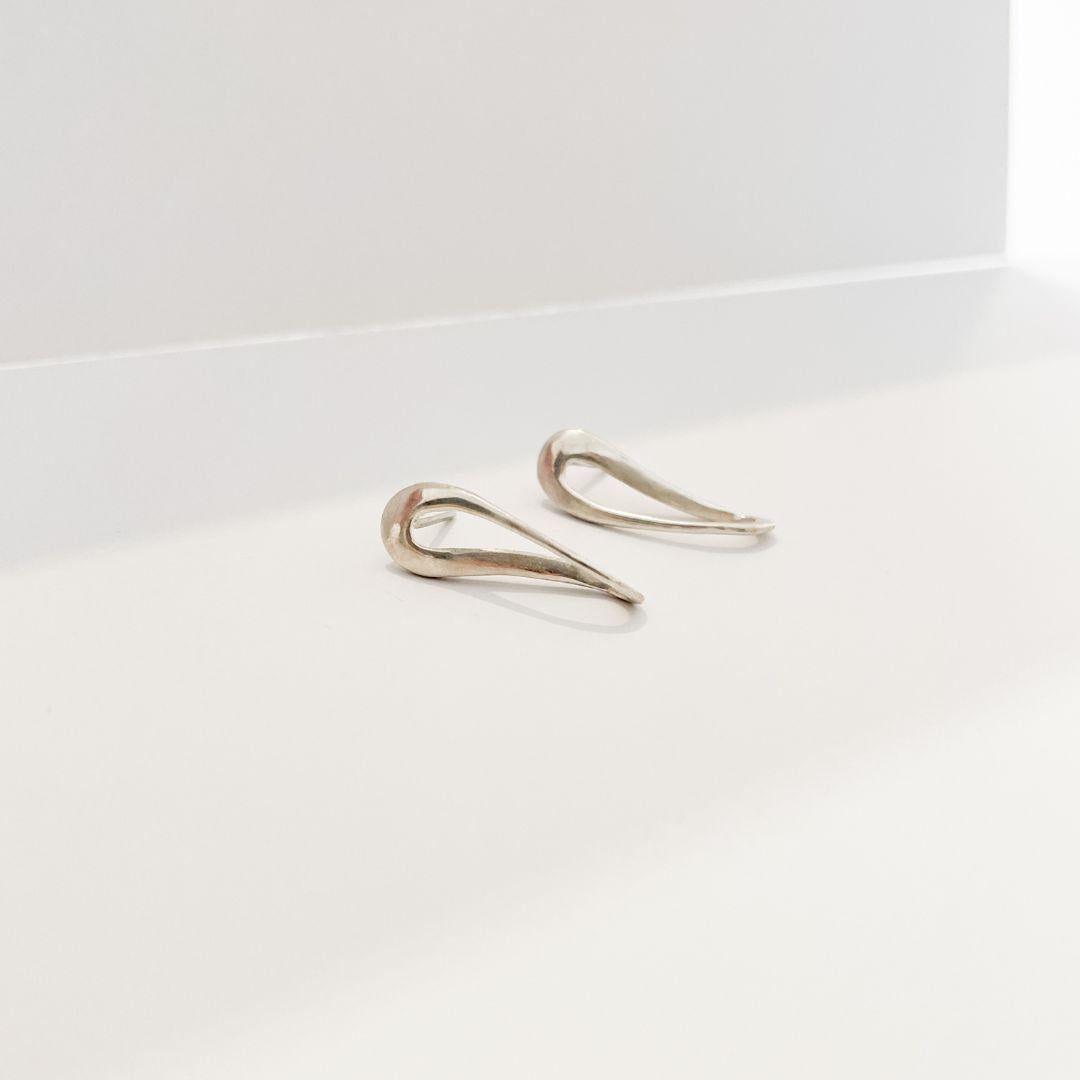 Dolores Ortega Gota Earrings in 925 Sterling Silver For Sale 3