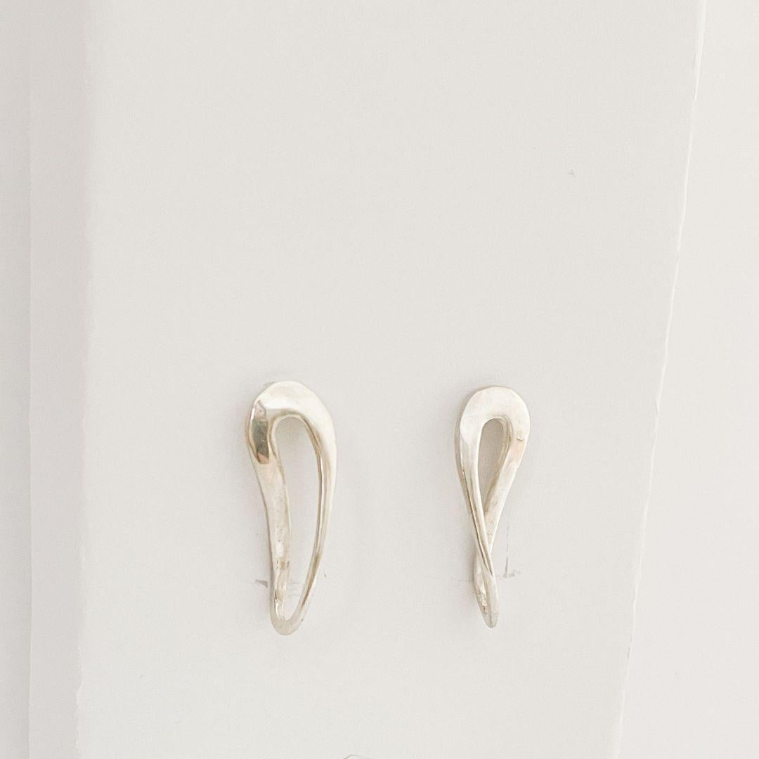 Dolores Ortega Gota Earrings in 925 Sterling Silver For Sale 4