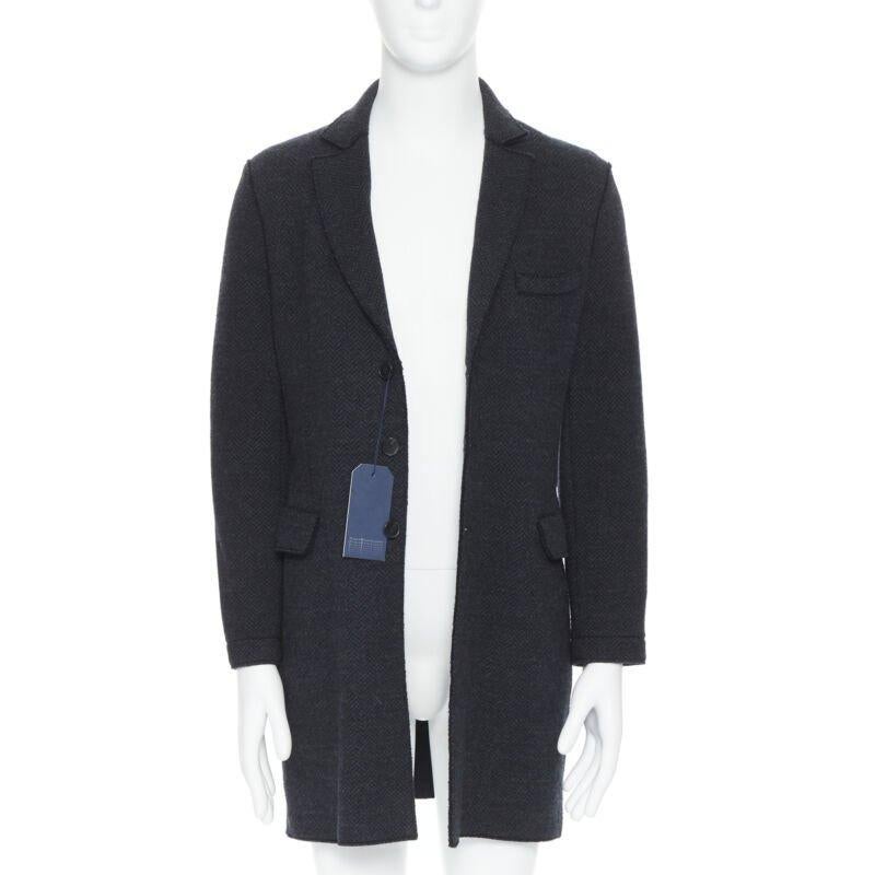 Harris wharf london herringbone cheap coat