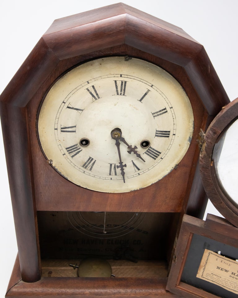 New Haven Clock Co. Mantle Clock For Sale at 1stDibs