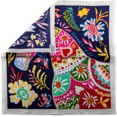 New Hermes Bandana Horse Small Silk Scarf in Box
