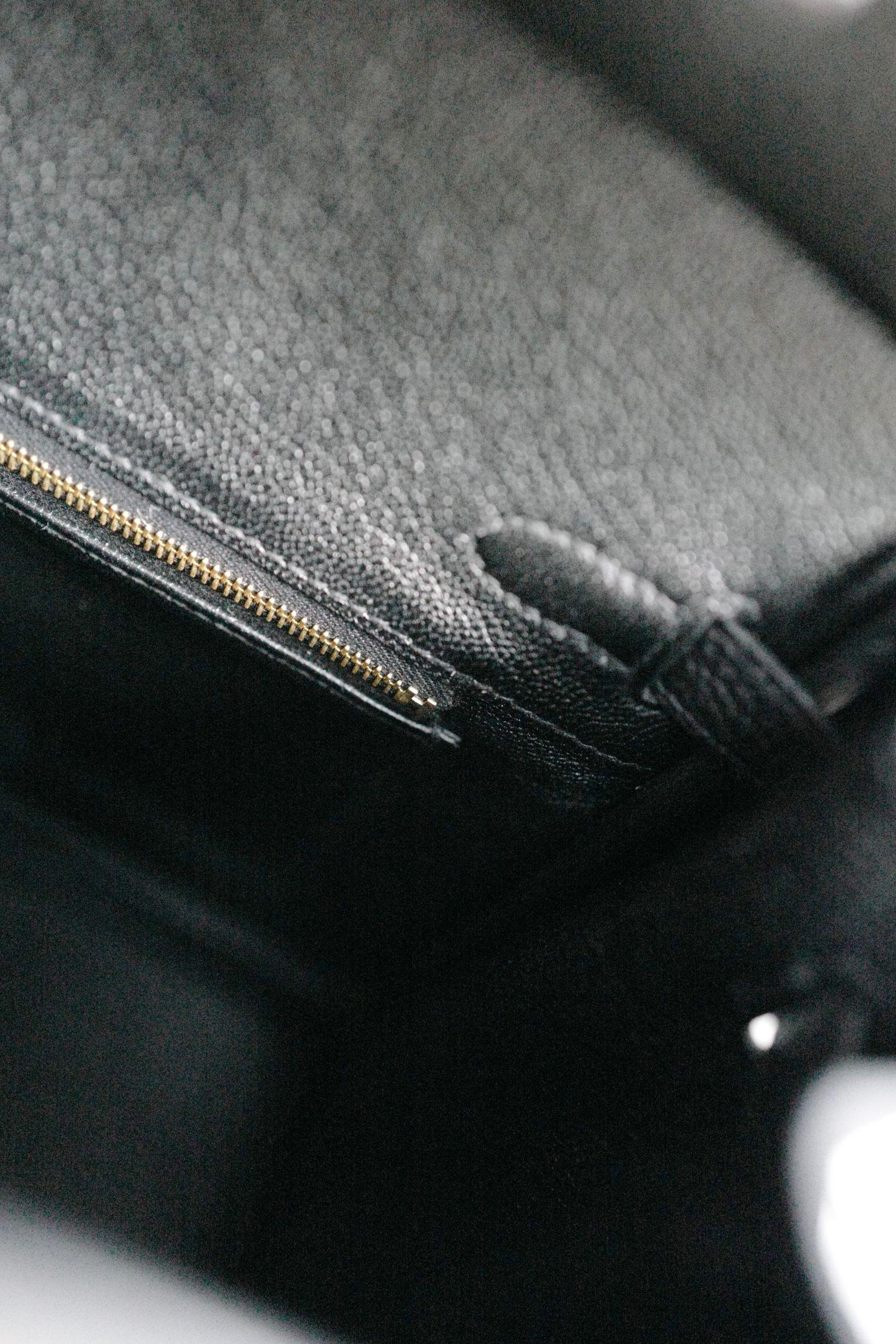 Nuovo Hermes Birkin 25 Noir Nero Togo Hardware Oro in vendita 7
