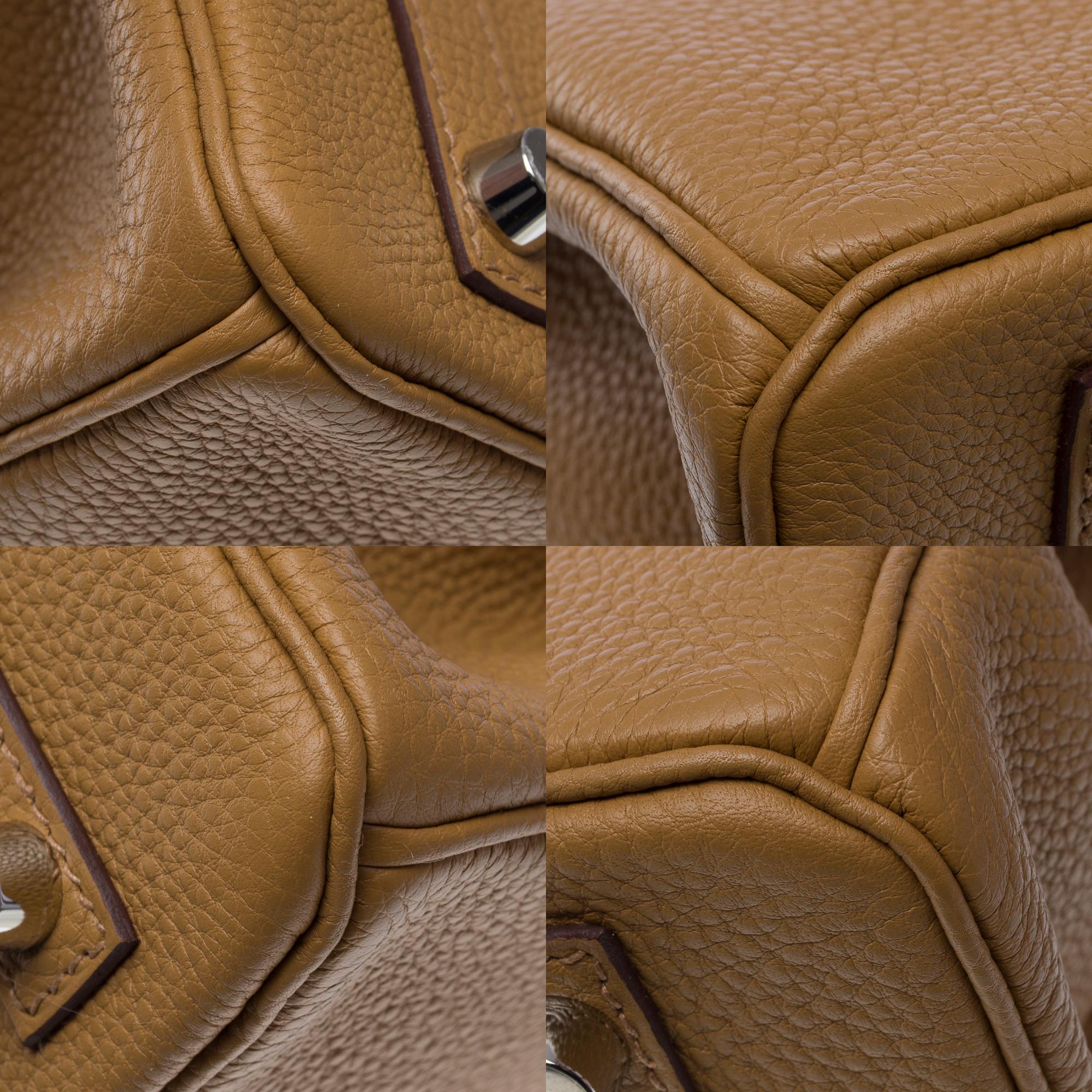 New Hermes Birkin 30 handbag in Biscuit Togo Calf leather, PHW For Sale 7