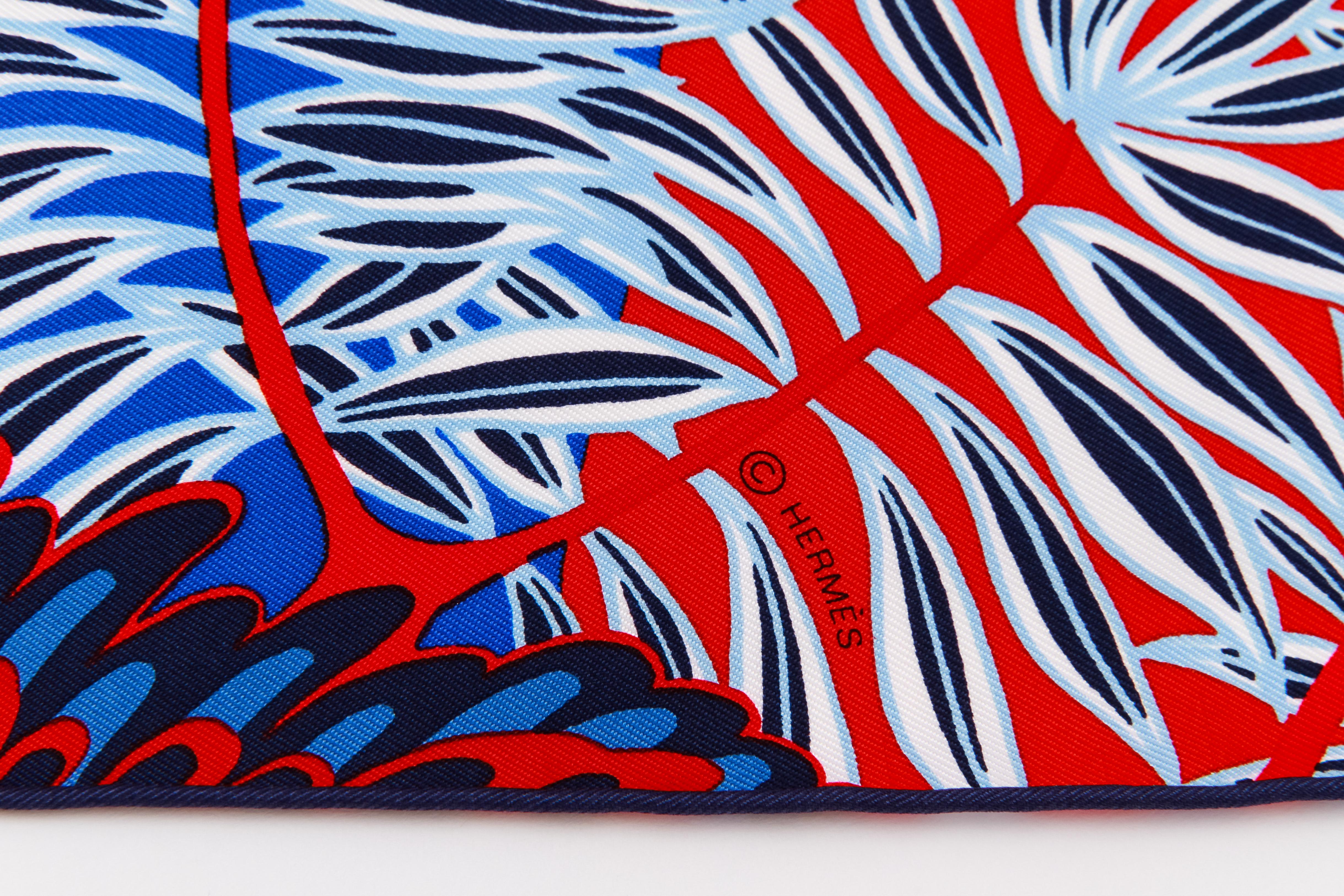 New Hermes blue and red 