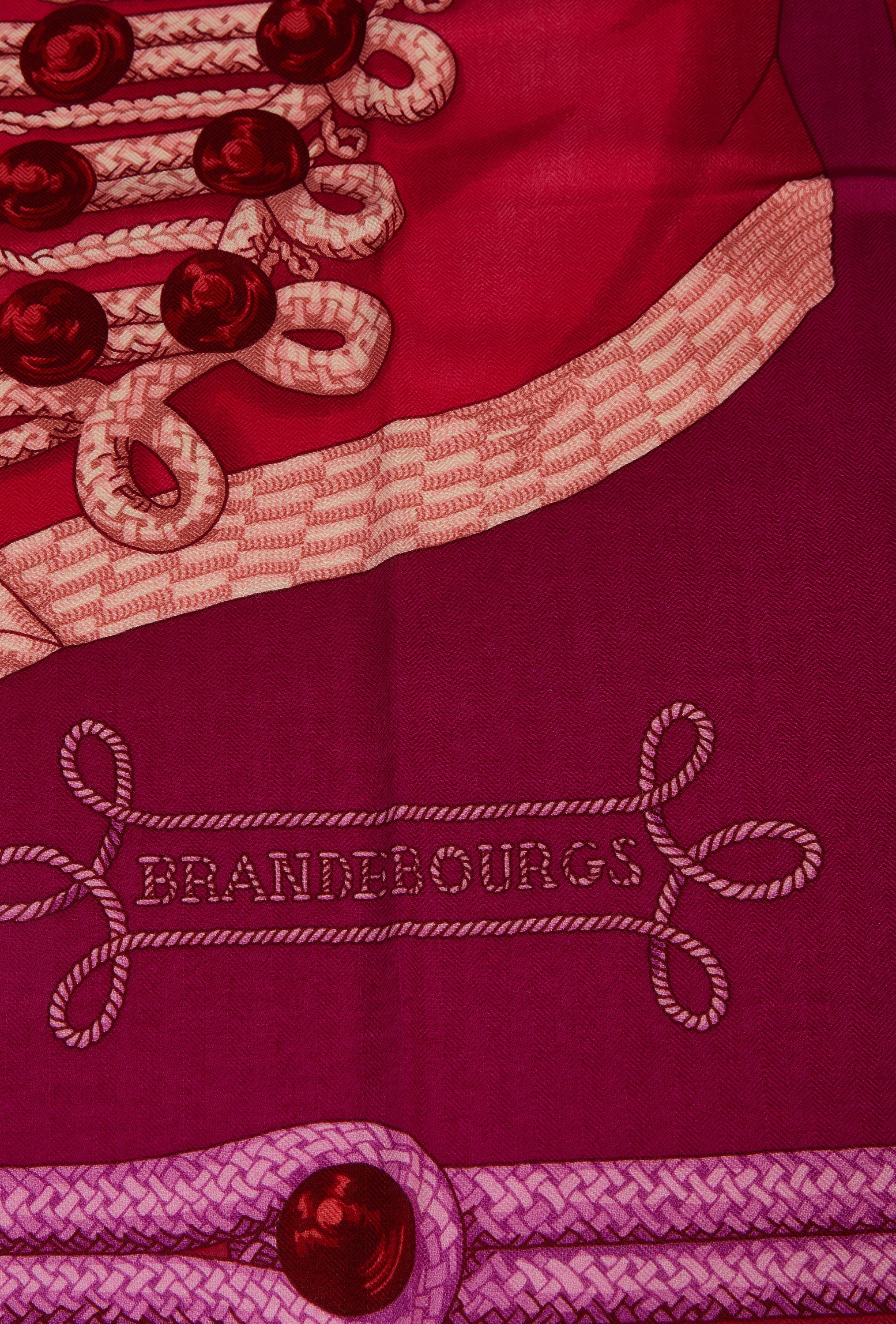 New Hermès Brandenbourgs Pink Shawl in Box 3