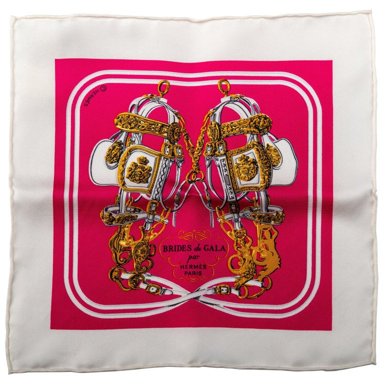 Hermes Petit Carre 40 Silk Scarf Dies Et Hore For Sale at 1stDibs