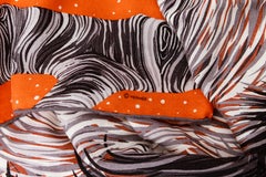 New Hermes Cashmere Orange Wolf Scarf