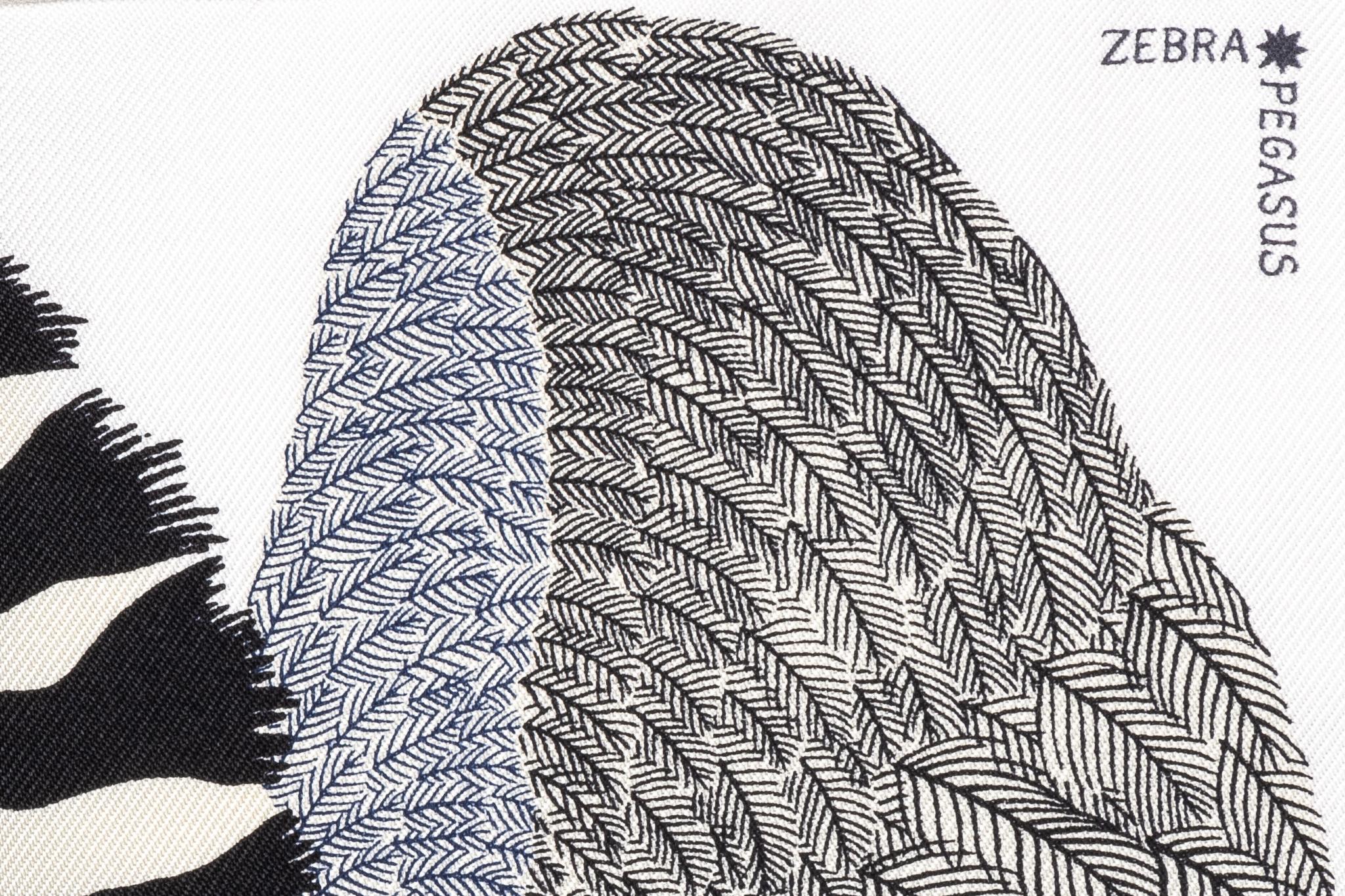 hermes scarf zebra