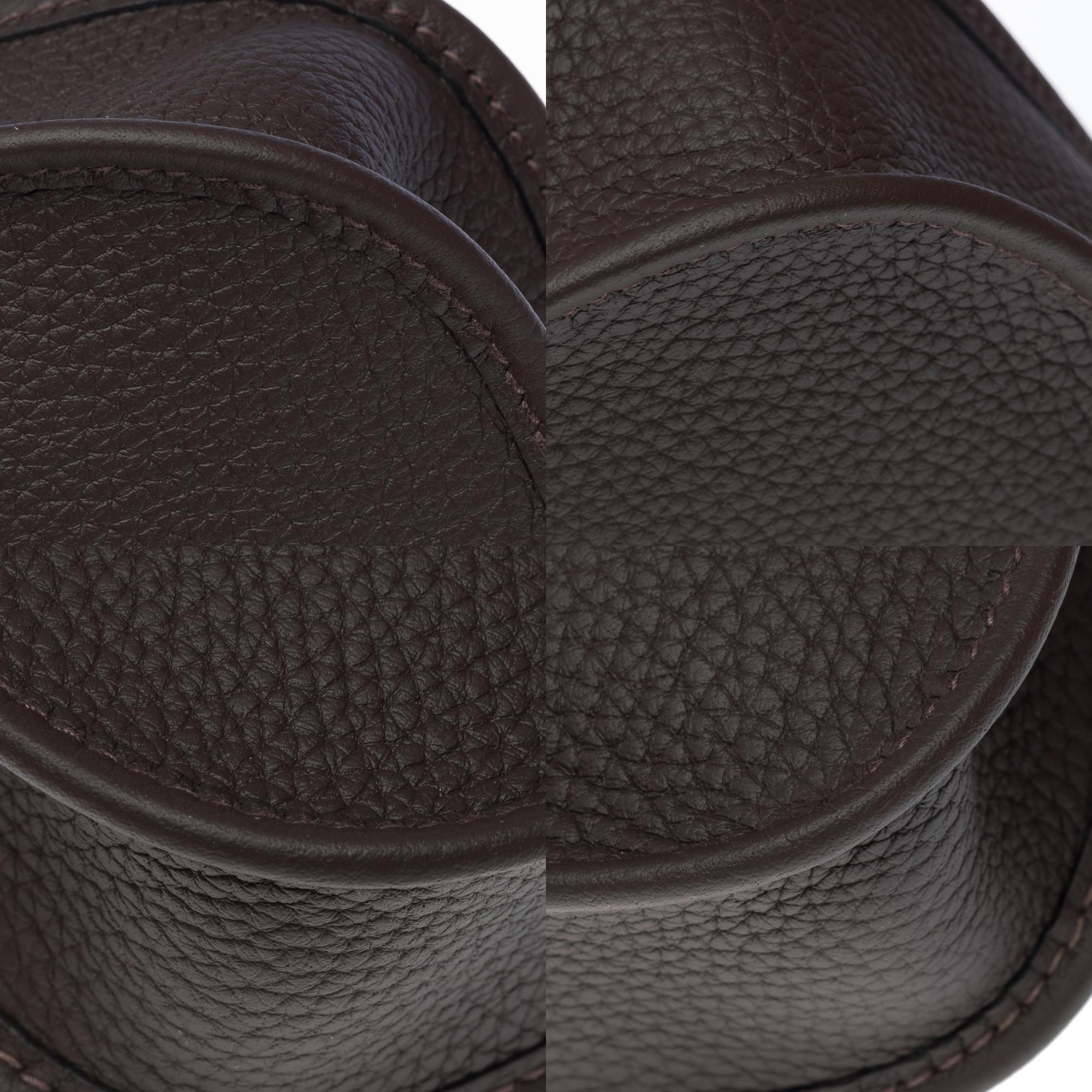 New Hermès Evelyne 16 TPM shoulder bag in  brown Togo leather, GHW 6